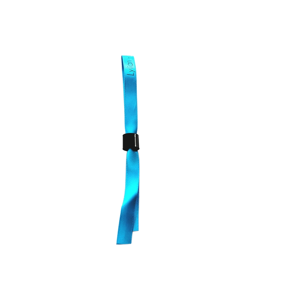Fashion Satin Music Festival Party Concerts Logo Printing Short Wristband Strap Lanyard Custom Wrist Ribbon Image 3