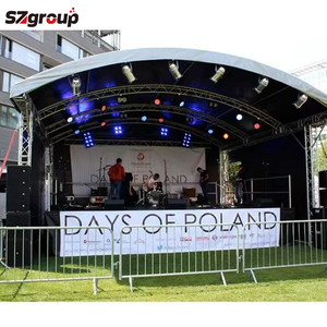 OEM定制铝合金照明弧形屋顶桁架便携式和可折叠DJ活动舞台插架 - Product Image 2