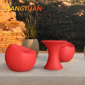Macaron Color Casual <span class=keywords><strong>Bar</strong></span> Mesa Silla Set Varios colores Plástico impermeable para sala de estar Internet Celebrity Mesa de centro - Product Image 5