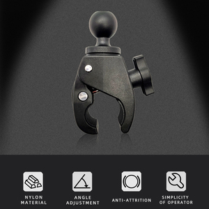 Phổ Bracket Kẹp xe máy Máy ảnh núi <span class=keywords><strong>Handlebar</strong></span> suporte gắn kết kép khó khăn Claw 1 inch Bóng đầu xe đạp chủ cho GoPro - Product Image 3