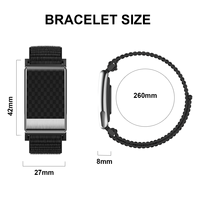 Pulsera Inteligente Médica E900 sin Pantalla, Monitor de ECG, Frecuencia Cardíaca, Presión Arterial, Spo2, Seguimiento del Sueño, Monitorización de la Salud