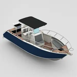 7.5m Aluminum Center Cabin Fishing Yacht Boat Boats For The Ocean