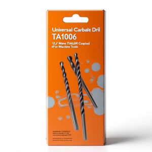 Universal Carbide <b>Drill</b> Bit TA1006 12xD Nano TiAlN Coated With 4 <b>Guide</b> Pads For Machine Tools - Product Image 2