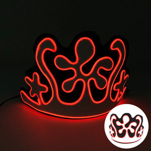 Nouveau serre-tête en plastique <span class=keywords><strong>LED</strong></span> lumineux au néon pour adultes, idéal pour les anniversaires, Halloween, Noël, le Nouvel An chinois et les fêtes de Diwali - Product Image 5