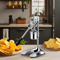 Machine à frites manuelle en acier inoxydable de 30cm de long extrudeuse de pommes de terre frites 12 trous