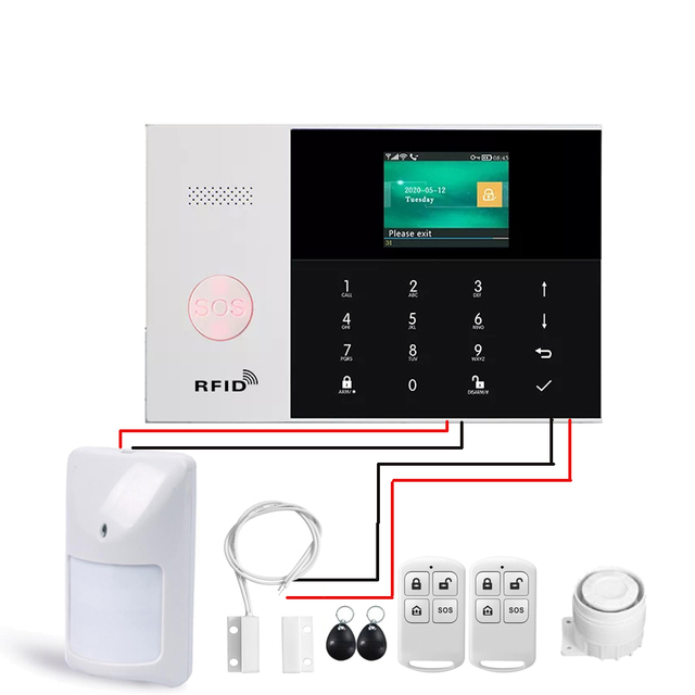 Anti Burglar Gsm Security Wireless  Wired Smart Security Alarm System Wifi  Smart Home Alarm System