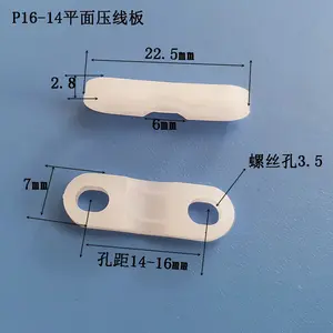 Fabriek Levering P16-14 Platte Krimpclip Kabel Krimpen Plastic Draad Clips Gat Afstand 14-16 Kabel Klem