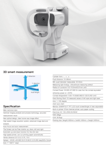 Équipement optométrique avancé Autoréfracteur portatif avec kératomètre Auto Ref <span class=keywords><strong>Keratometer</strong></span> - Product Image 6