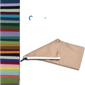 Bolsa de Almacenamiento con Cierre de Lona de Algodón Ecológica Color Marrón Claro con Logotipo LN-46 - Product Image 5