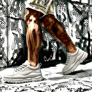 Chaussures décontractées de haute qualité en maille respirante, style baskets pour papa, chaussures de marche, baskets épaisses de créateur pour hommes <span class=keywords><strong>et</strong></span> femmes - Product Image 6