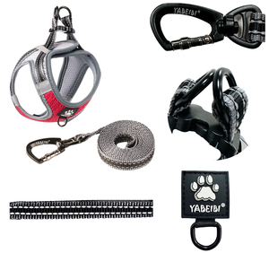 Neoprene Mesh Set Padded Strap <strong>Leads</strong> <strong>Dog</strong> Harness Vest <strong>Collar</strong> Set With Reflective Piping <strong>for</strong> <strong>Dogs</strong> - Product Image 3