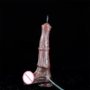 YOCY – gode <span class=keywords><strong>cheval</strong></span> réaliste éjaculant, jouet adulte pour homme, coq avec ventouse, Silicone, Animal fantaisie, pénis, Sex Shop - Product Image 5