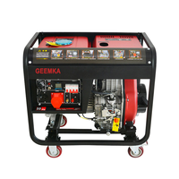 Générateur diesel à cadre ouvert, silencieux, léger, prix usine, 5 kW, 6 kVA, 50/60 Hz, monophasé/triphasé, portable