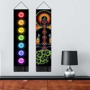 พรมแขวนผนังข้างเตียงมีพู่ห้อยตกแต่งห้องโยคะการทำสมาธิของผู้หญิง - Product Image 5