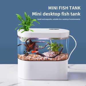 가정용 비교체식 금붕어 수조 탁상형 자순환 생태조경 어항 - Product Image 2