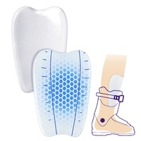 579GEL 36180143 Coussinet en gel auto-adhésif pour équipement de protection ski, doublure d'accessoire pour chaussures de ski, protège-tibias souple anti-abrasion et absorbant les chocs