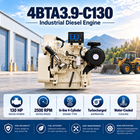 Motor Diésel Confiable Cums 4BTA3.9-C130 de 2500 rpm, 4 Tiempos, Turboalimentado, Inyección Directa para Maquinaria de Construcción, Cargadora de Obra