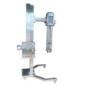 Homogeneizador Emulsionante Industrial Móvil de 5kW con Motor de Alto Cizallamiento de Acero Inoxidable, E471 Halal, E472e al Vacío - Product Image 2