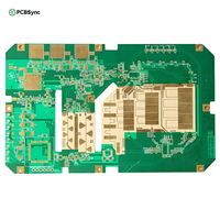 PCB Rogers RT Duroid 5870 personnalisé 0,508 mm ENIG pour applications d'antenne de large bande et d'alimentation de puissance à ondes millimétriques