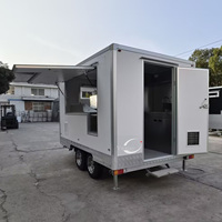 Camions de nourriture, food truck, camion de crème glacée, tacos, hamburgers, pizzas, café, remorque mobile, camion de restauration rapide avec cuisine complète