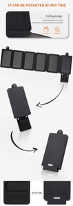 High Efficiency 12W Monocrystalline <b>Solar</b> <b>Panels</b> 18.5% Efficiency Black 6-Cell <b>Portable</b> Charger System Home Commercial <b>Solar</b> - Product Image 4
