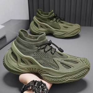 Chaussures de sport décontractées ultra-légères pour hommes 2026 – Conception en maille respirante – Chaussures de course tendance à lacets pour l'hiver et le printemps – Chaussures de tennis en PU - Product Image 1