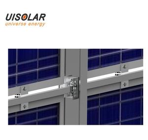 Uisolar đáng tin cậy bảng điều khiển năng lượng mặt trời hàng rào mặt đất gắn dọc bảng điều khiển năng lượng mặt trời cấu trúc hai chiều hàng rào năng lượng mặt trời cho dân cư sử dụng - Product Image 2