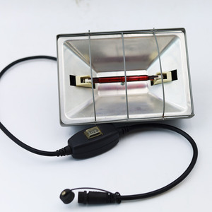 Tube chauffant Dimmable <span class=keywords><strong>R7S</strong></span> J118 avec ampoules halogènes en aluminium pour poulet cochon canard utilisation agricole - Product Image 2