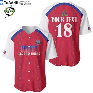 Maillot de football personnalisé d'Haïti Coupe du monde de football 2026 Vêtements de course d'échauffement Survêtement Tenue d'entraînement - Product Image 2