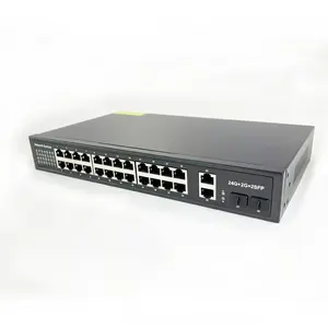 2024 New Hot Sale 24-Port 1000Mbps Ethernet Network Switch 19\" Rack Mountable