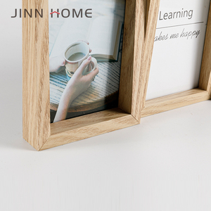 Jinn Home <span class=keywords><strong>3</strong></span> uds 4x6 ''marco de <span class=keywords><strong>fotos</strong></span> de madera <span class=keywords><strong>Collage</strong></span> tamaño A4 moda clásica Simple imagen marcos de pared decoración impresión UV - Product Image 3
