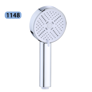 Pomme de <span class=keywords><strong>douche</strong></span> manuelle en plastique ABS peu coûteuse, facile à nettoyer pour une utilisation à domicile dans la salle de bain. - Product Image 1