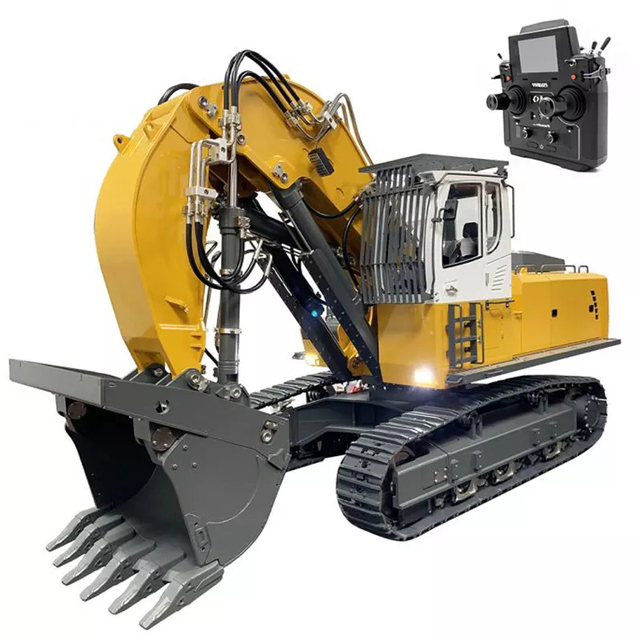 HuiNa K970-200 Alloy 2.4G 1:14 18ch Rc Hydraulic Excavator Shovel Truck