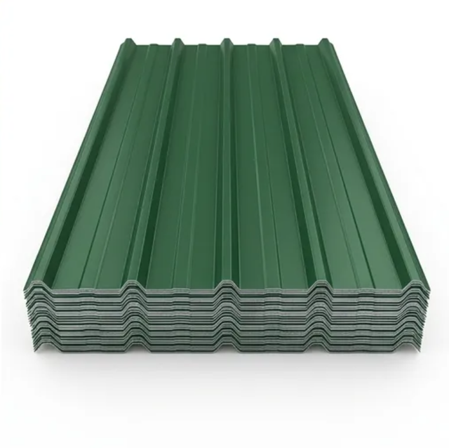 Building Material Steel Plate Galvanized Surface Roof Sheet Ral Colored Metal Ppgi Corrugated Steel Sheet