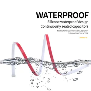 Năng động RGB <span class=keywords><strong>LED</strong></span> Strip ánh sáng cho xe phía sau thân cây đuôi ngược cảnh báo phanh tín hiệu lần lượt đèn điều kiện mới - Product Image 6