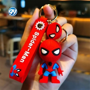 13 design Vente à chaud <span class=keywords><strong>Film</strong></span> américain porte-clés en caoutchouc pvc <span class=keywords><strong>Spider</strong></span>-<span class=keywords><strong>Man</strong></span> porte-clés 3d - Product Image 6