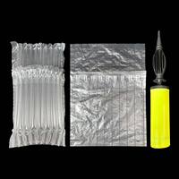Fourniture professionnelle de sacs gonflables en plastique en forme de L PE et PA pour l'emballage de bouteilles de vin fragiles et d'autres marchandises