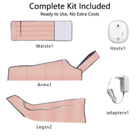 Masseur de jambes électrique à compression d'air YK-2010 – Bottes de récupération complètes pour mollets, enveloppe de massage par pression pour la relaxation à domicile, la fatigue, ou comme cadeau