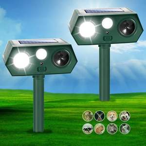 Nouveau <span class=keywords><strong>répulsif</strong></span> à ultrasons pour animaux d'extérieur, dispositifs répulsifs pour cerfs avec lumière clignotante <span class=keywords><strong>répulsif</strong></span> ultrasonique pour chat Skunk Squirrel - Product Image 1