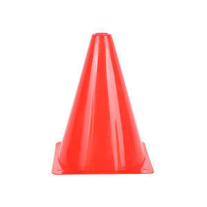Qiqiang 23cm PE PVC <strong>Cones</strong> 9 Inches Multiple Colors Square Bottom Football Obstacle with Custom Logo Bucket - Product Image 4