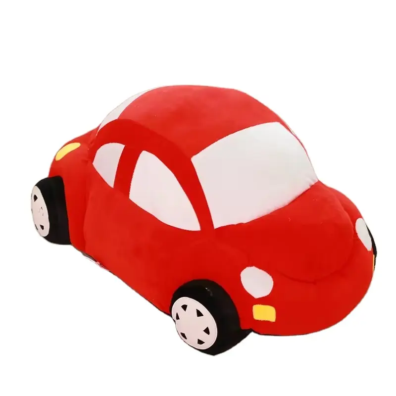 2024 coloré dessin animé voiture jouets en peluche coccinelle voiture en peluche modèle LOGO personnaliser toutes sortes de voitures en peluche