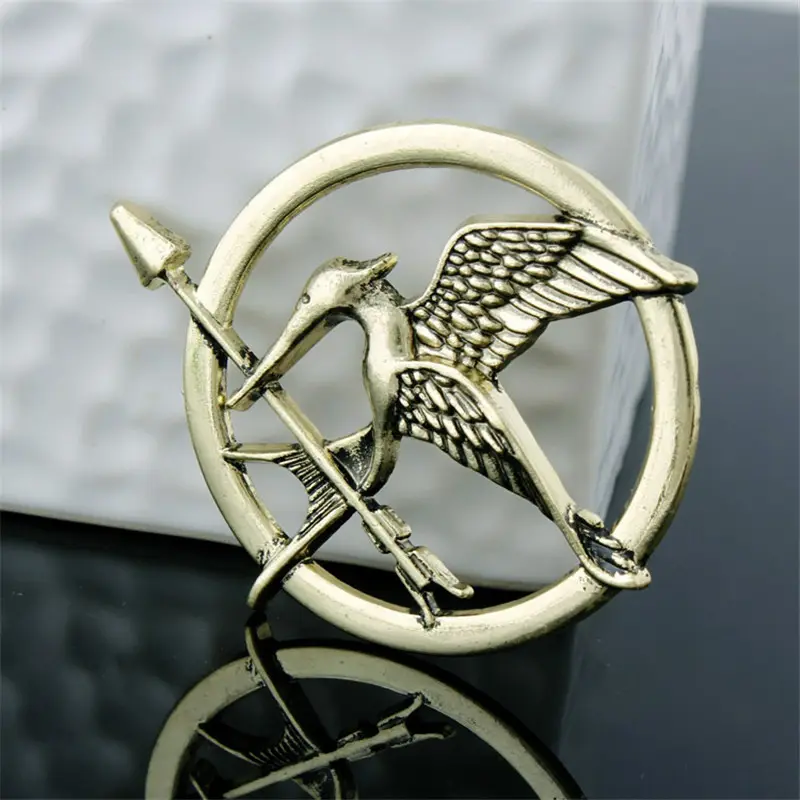 ZRM Moda Trendy Jóias The Hunger Games Aves Estilo Popular Do Vintage Broches de Filmes Cosplay Jóias