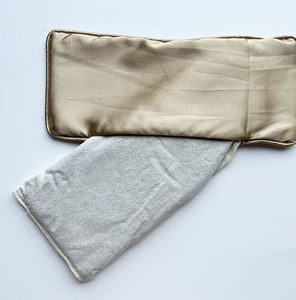 Masker Mata Berbahan Satin untuk Yoga Meditasi, Pereda Sakit Kepala, Aromaterapi, Biji Rami Lavender, Masker Mata Panas Lembab - Product Image 2