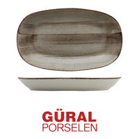 Plateau de service ovale Avanos Terra 34 × 20 cm Gural