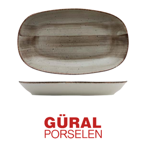 Plateau de service ovale Avanos Terra 19 × 11 cm Gural - Product Image 4