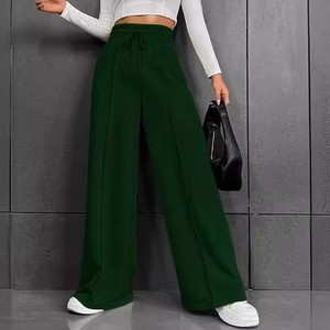 Pantalon de survêtement ample et droit pour femme, coupe large, décontracté, sport, tendance - Product Image 5
