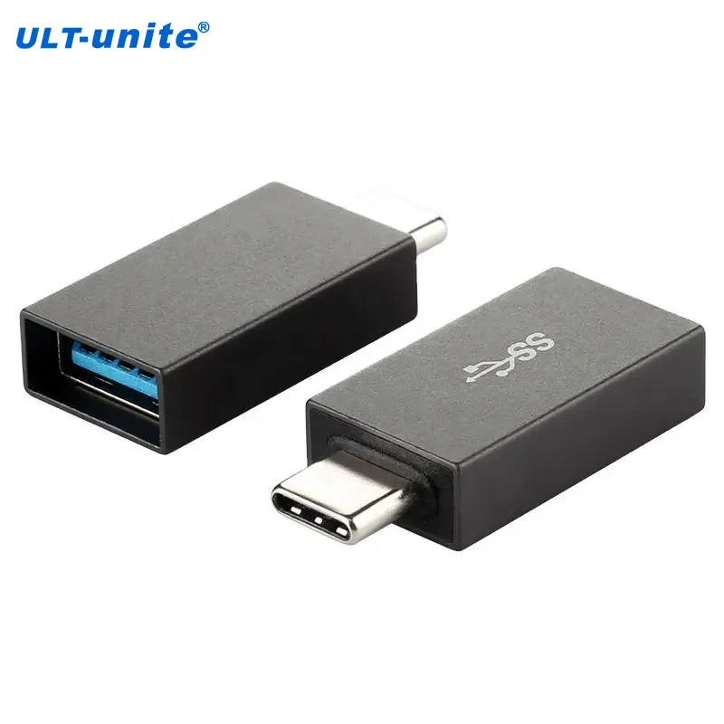 Adaptador USB 3,0 C macho a USB 3,0 A hembra para dispositivos móviles Macbook.Chromebook