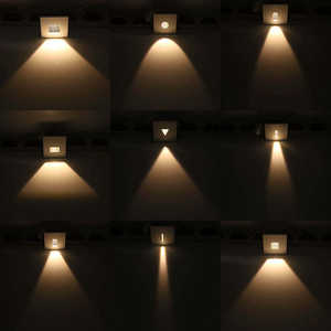 2W Mur Extérieur Moderne A MENÉ LA Lumière D'escalier LED <span class=keywords><strong>lampadaire</strong></span> Sentier lampe radar À Micro-ondes d'induction de corps humain lampe Enterrée - Product Image 6