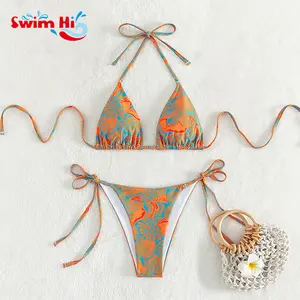 Wholesale 50 Moq High-end Swimwear Manufacturer Custom Made Women Bikini Oem Service Women's Clothing Adults Micro Bikini