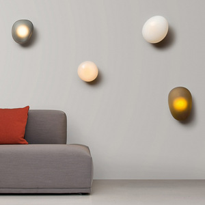 Nordic Designer Wall <b>Lamp</b> for Modern Home Decor Iron Pebble Bedside <b>Lamp</b> for Bedroom and <b>Study</b>/Living Room - Product Image 6